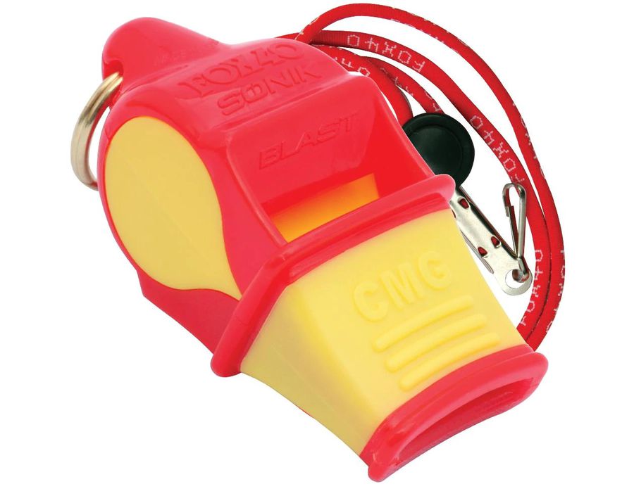 FOX40 Sonik Blast CMG Whistle with landyard
