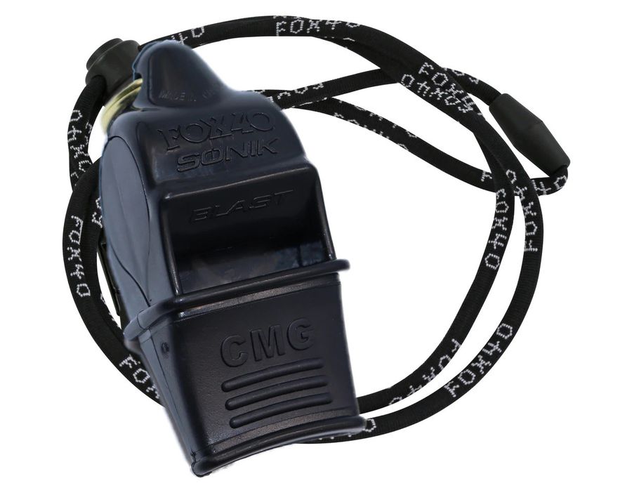 FOX40 Sonik Blast CMG Whistle with landyard