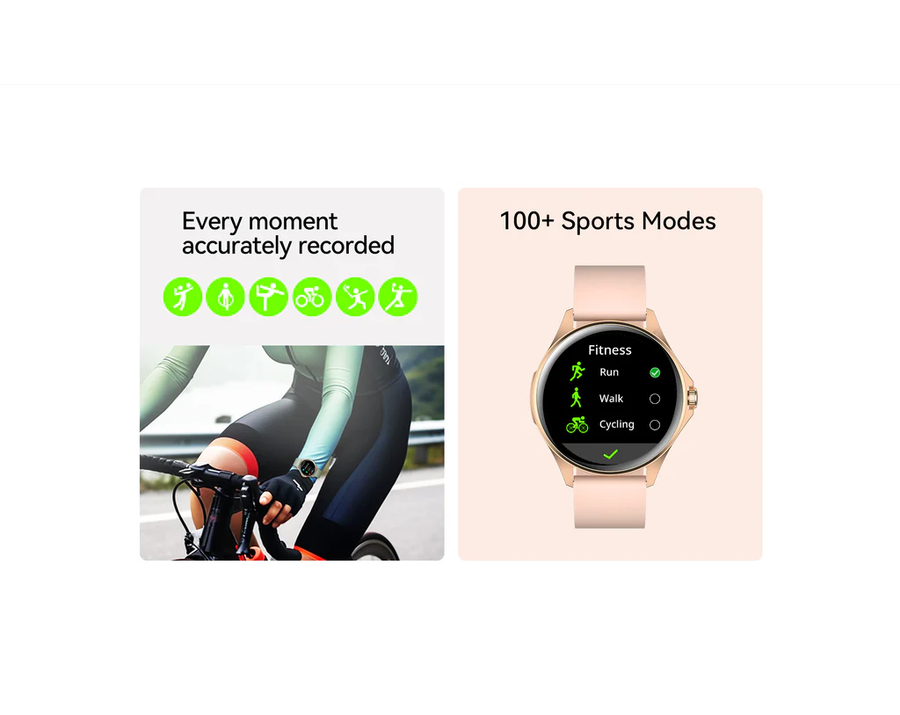 AuraFit - Ella 1 Women Smartwatch(AM12)