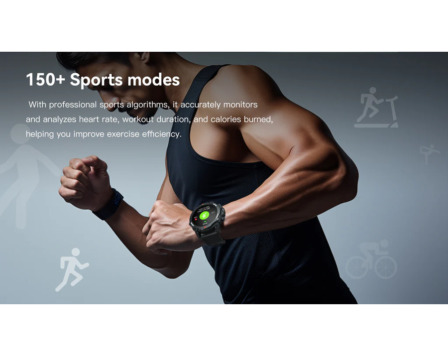 AuraFit - TREK 2 Sports Smartwatch with GPS Function (G6)