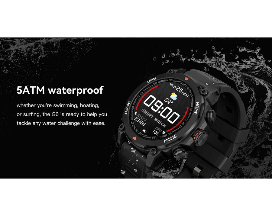 AuraFit - TREK 2 Sports Smartwatch with GPS Function (G6)