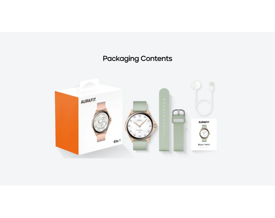 AuraFit - Ella 1 Women Smartwatch(AM12)